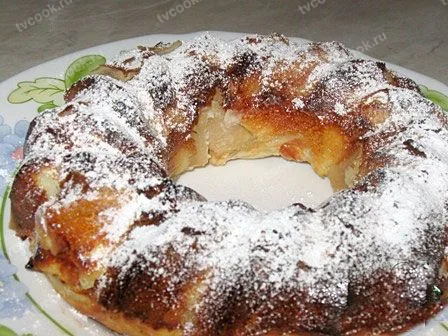 Пирог для ленивых «Перина из яблок»