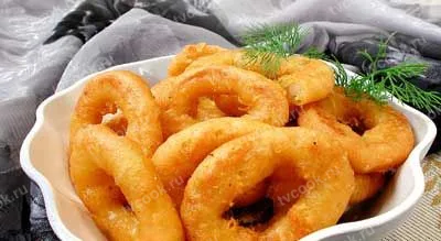 Кальмары в кляре