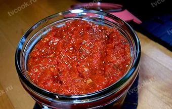 Аджика из кабачков на зиму