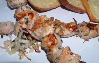 Шашлык из свинины в гранатовом соке – мягкий, с кислинкой