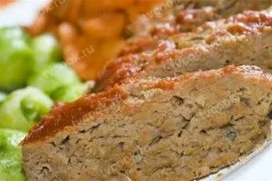 Диетический мясной пудинг