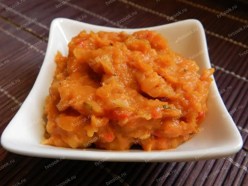 Фасоль с овощами на зиму