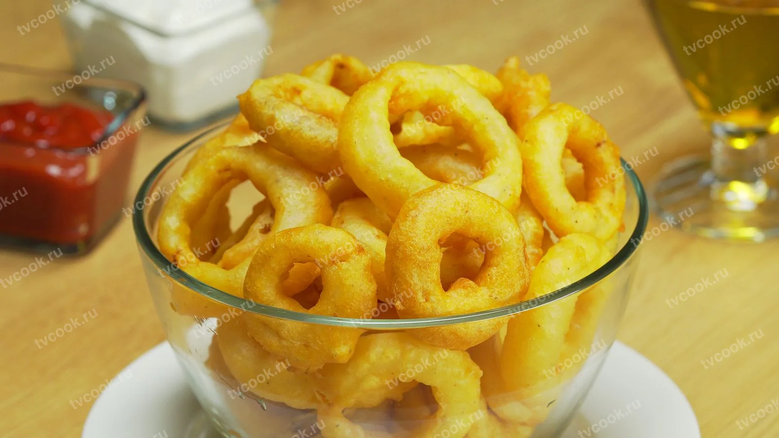 Луковые кольца в пивном кляре