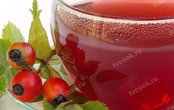 Компот из яблок и шиповника на зиму
