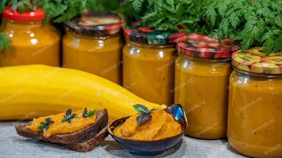 Кабачковая икра на зиму по ГОСТу
