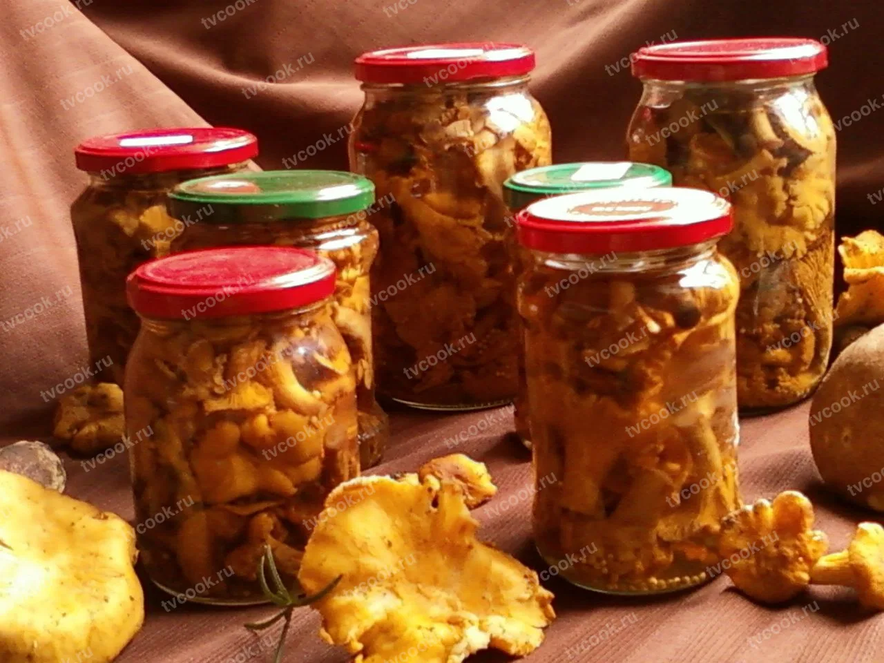 Маринованные лисички на зиму