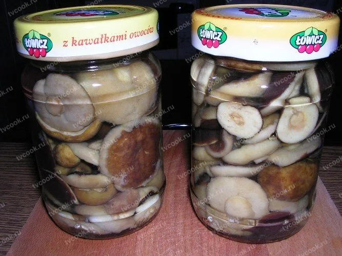 Маринованные подберёзовики на зиму