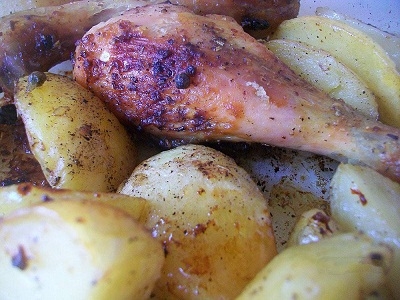 Как приготовить Куриные ножки с картошкой и сыром в духовке рецепт пошагово