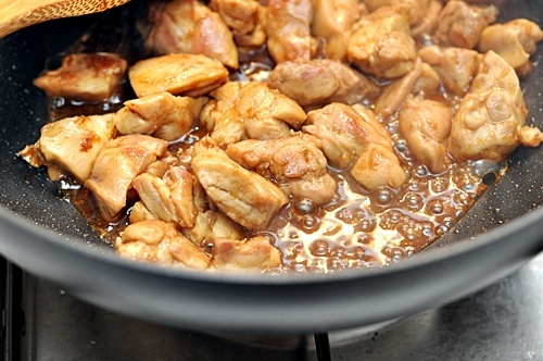 Как приготовить рецепт Салат с кунжутом и курицей