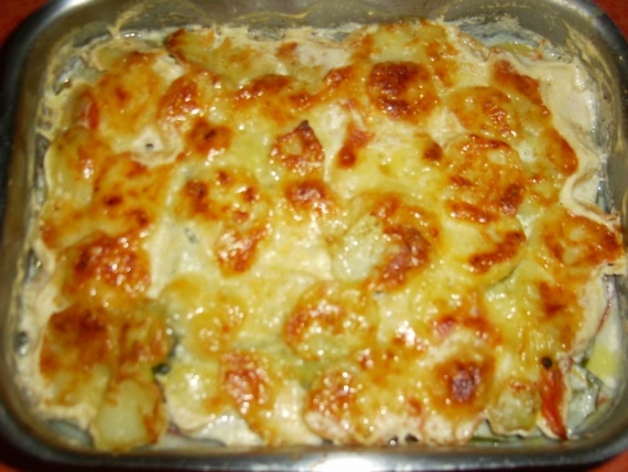 Картошка с рыбой в духовке рецепт с фото пошагово