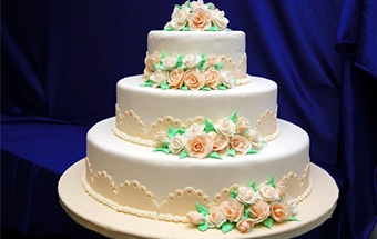 Торт с цветами из мастики (78 фото)