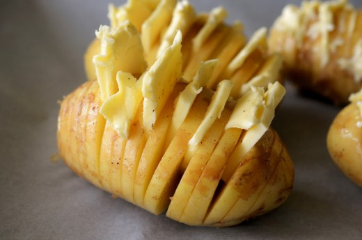 Картофельный гратен с сыром и сливками в духовке
