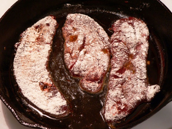 Печень по гусарски рецепт классический с фото