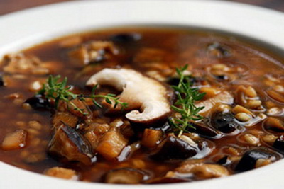 Как приготовить рецепт Грибной суп из сушеных грибов