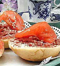 Сэндвич с помидорами, ветчиной и сыром: рецепт с фото