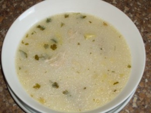 Согревающий копчёный сырный суп с овощами и грибами