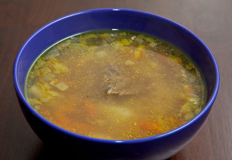Вариант 1: Классический рецепт супа с куриными потрохами