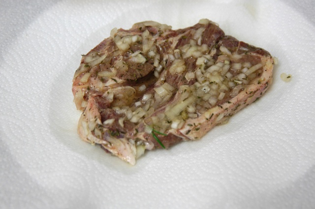 «Пальчики» из мяса с салом по-татарски