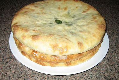 Осетинский пирог с мясом (дрожжевое тесто)