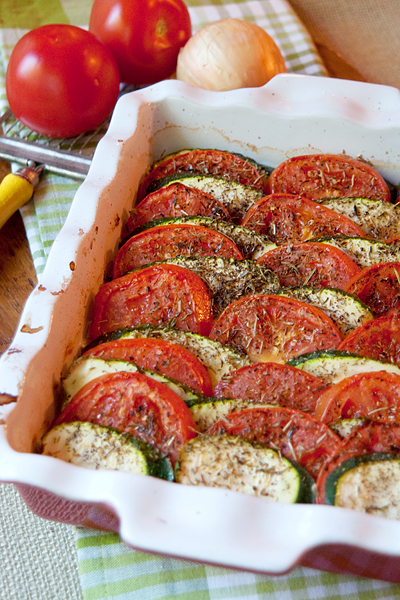 Кабачки в с помидорами в духовке рецепт с фото