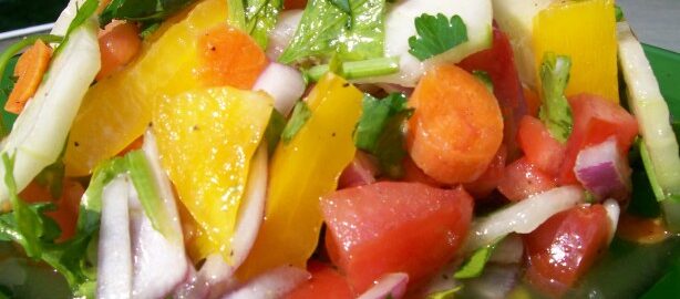 Как приготовить рецепт Овощной салат с маслом