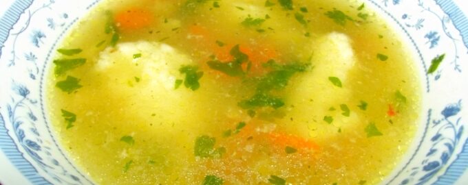 Как готовить суп с клецками