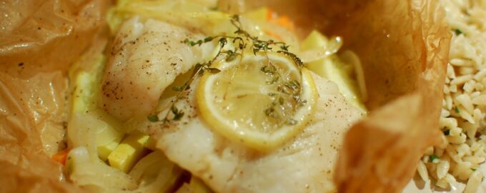 Оригинальный рецепт рыбы с кабачками в духовке