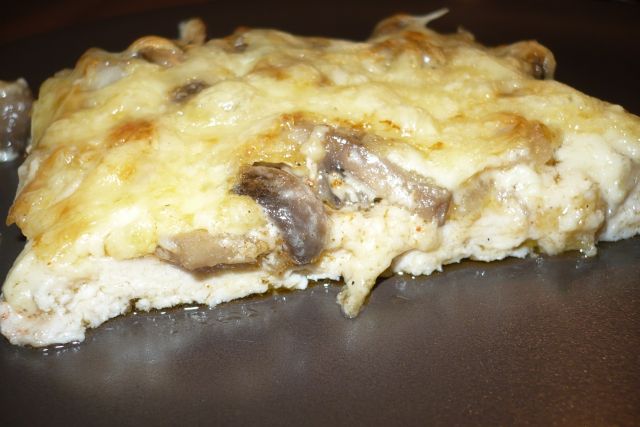Рецепт куриная грудка с грибами с сыром в духовке рецепт с фото