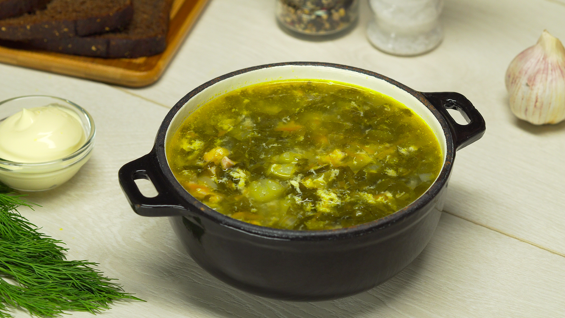 Суп с щавелем рецепт с фото