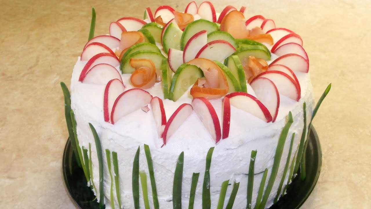 Бутербродный торт рецепт с фото пошагово