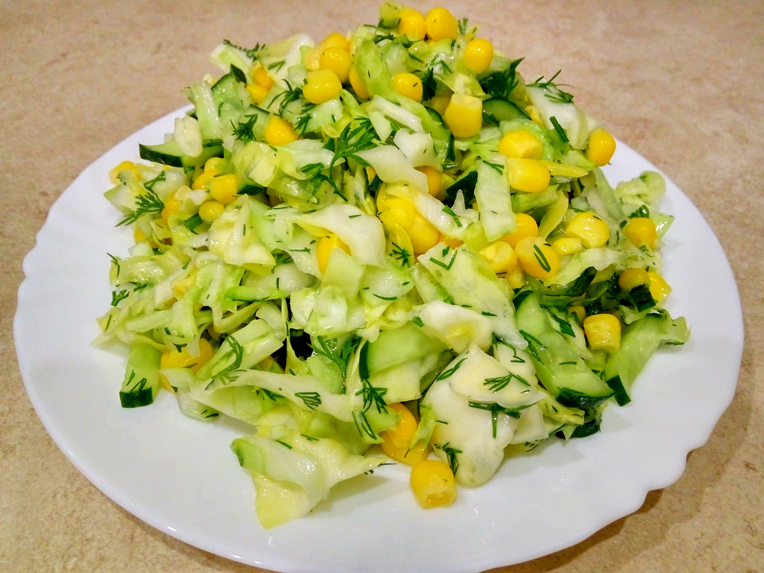 Салаты с маслом растительным рецепты с фото простые
