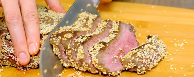Что представляет собой толстый край мраморной говядины и как его приготовить?