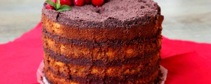 Шоколадный торт “Пеле” – нежный, вкусный, и очень шоколадный