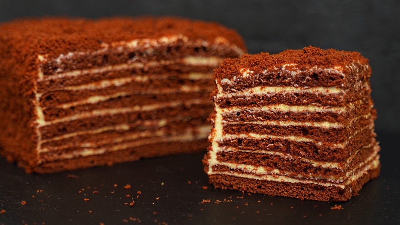 Медовик шоколадный рецепт в домашних условиях торт с фото